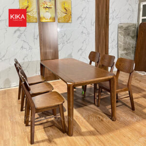 Bộ Bàn Ghế Phòng Khách Gỗ Sồi Nga BG1066
